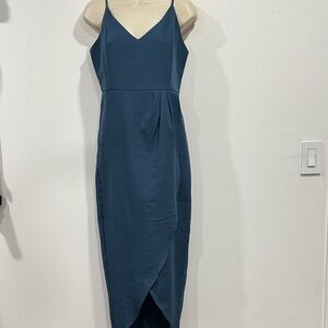 CMZ2005 Blue Sleeveless Dress